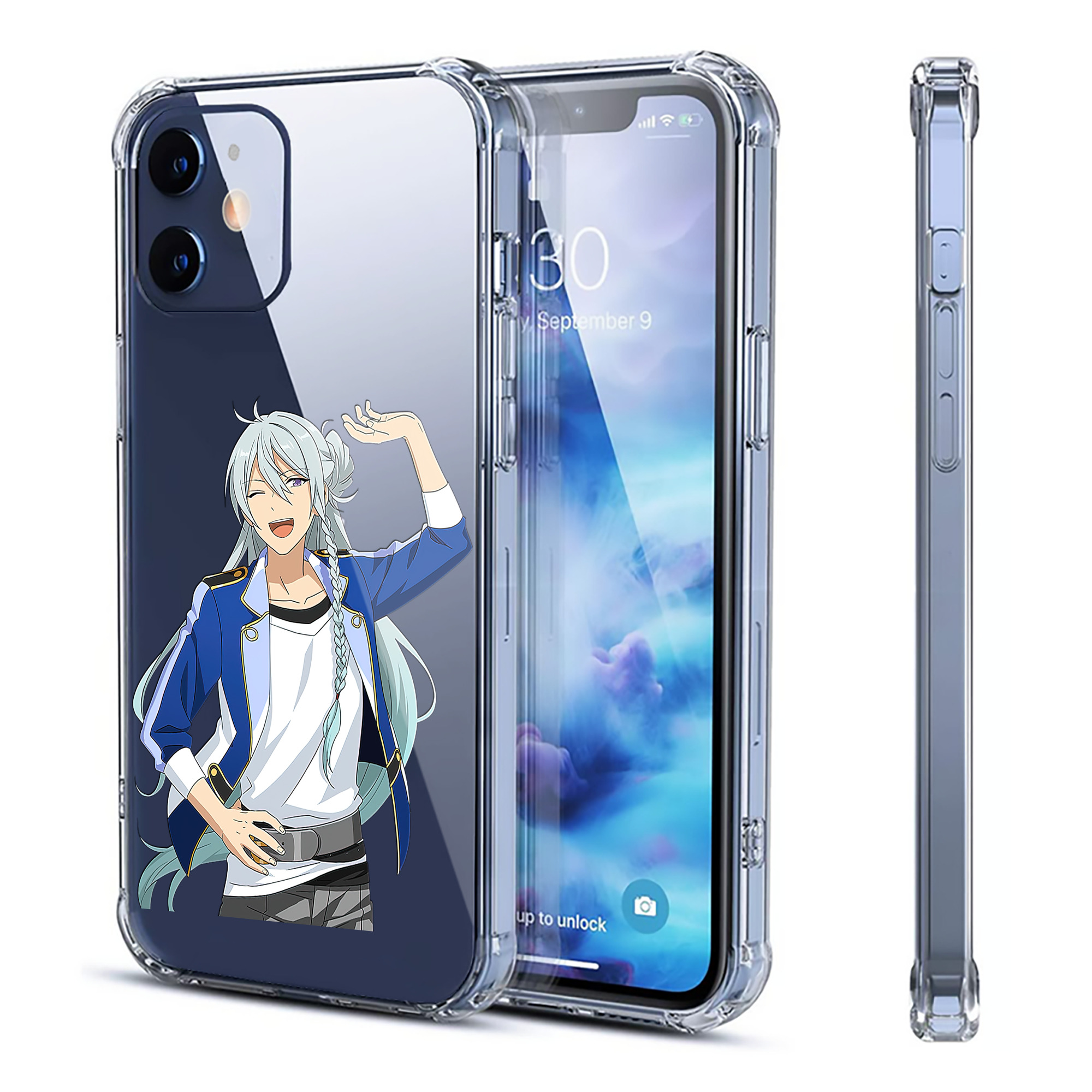 （画像用） あんさんぶるスターズ! Ensemble Stars 【iPhone 12シリーズ対応】透明スマホケース（クリアソフトケース）